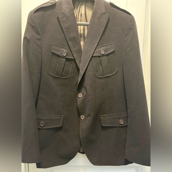 Velvet Chocolate Brown Blazer - Picture 2 of 8